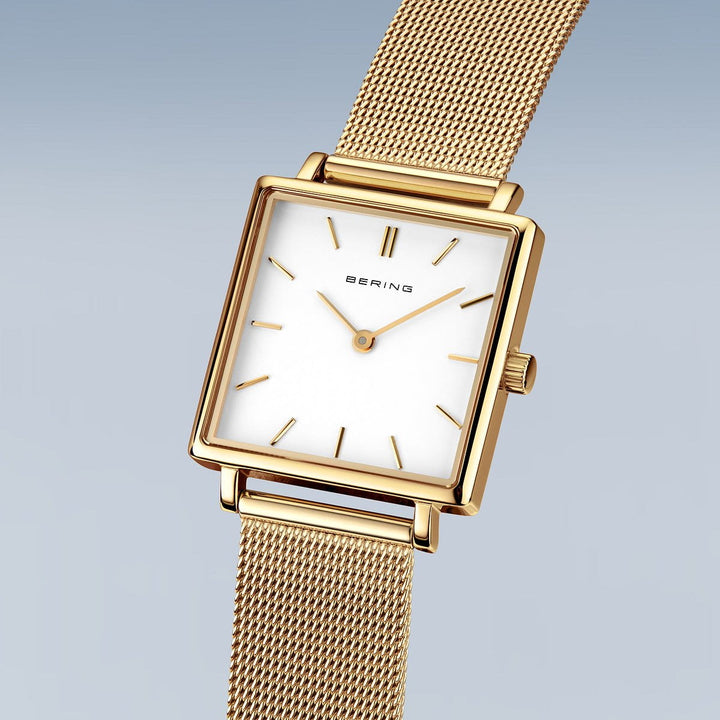 Bering dames horloge witte wijzerplaat - 18226-334