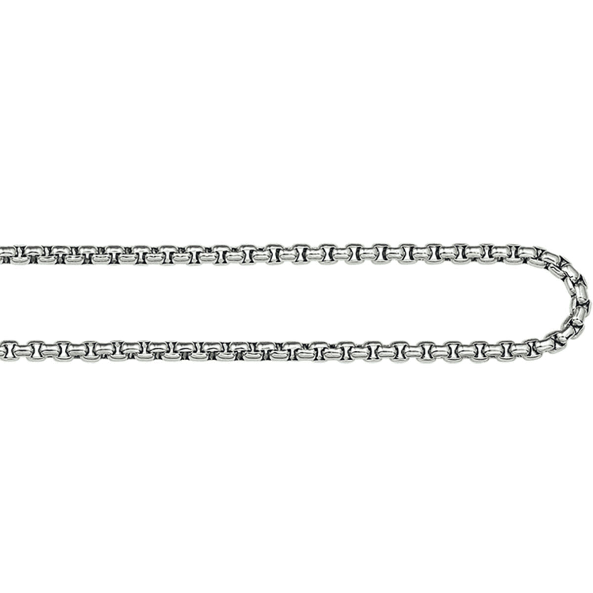 collier venetiaans bol 2,5 mm edelstaal