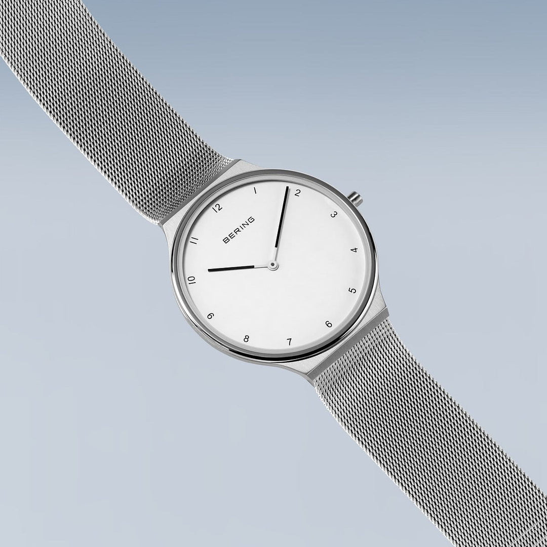 bering dames horloge witte wijzerplaat - 18440-004