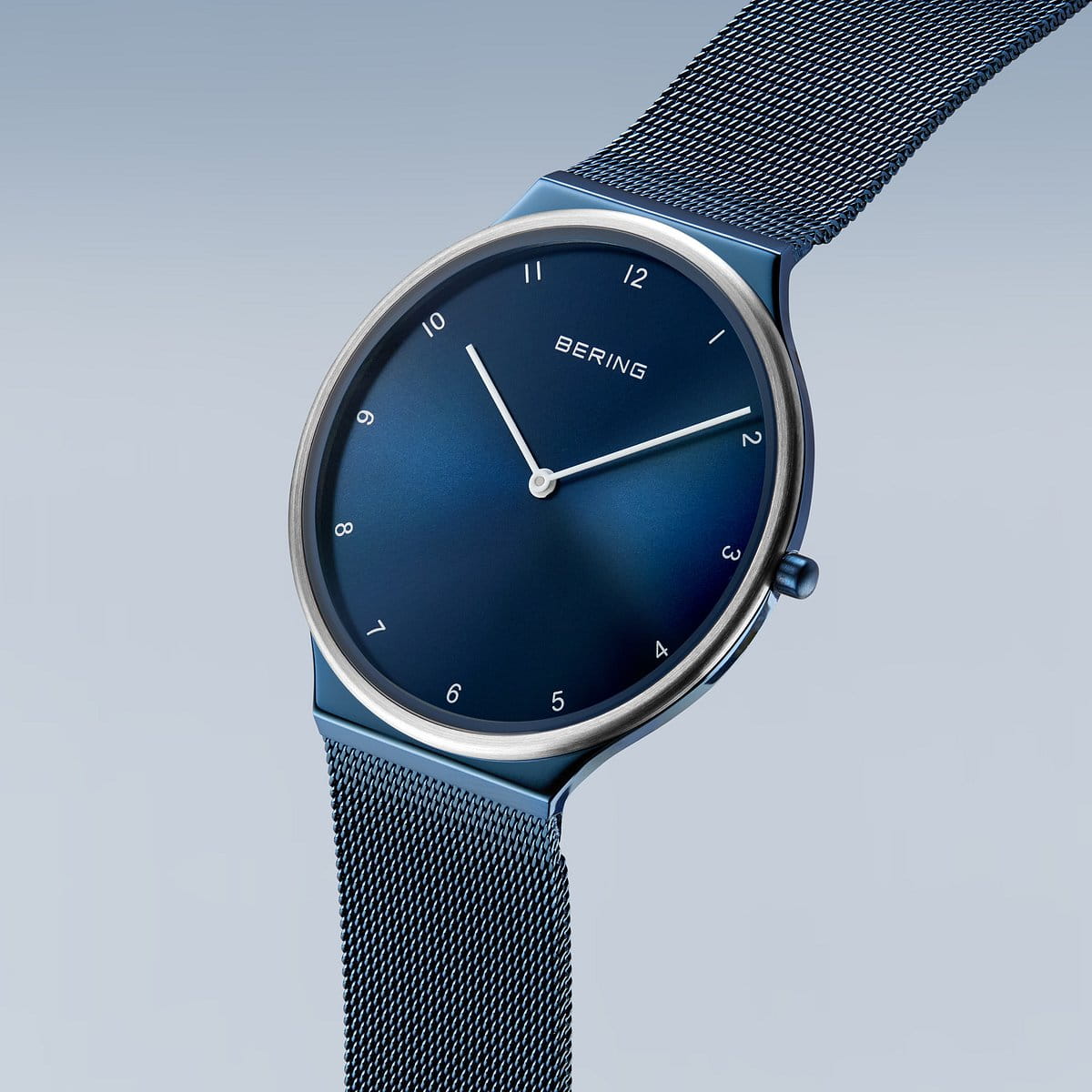 bering montre pour femme cadran bleu - 18440-397