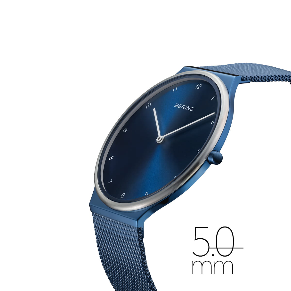 bering montre pour femme cadran bleu - 18440-397