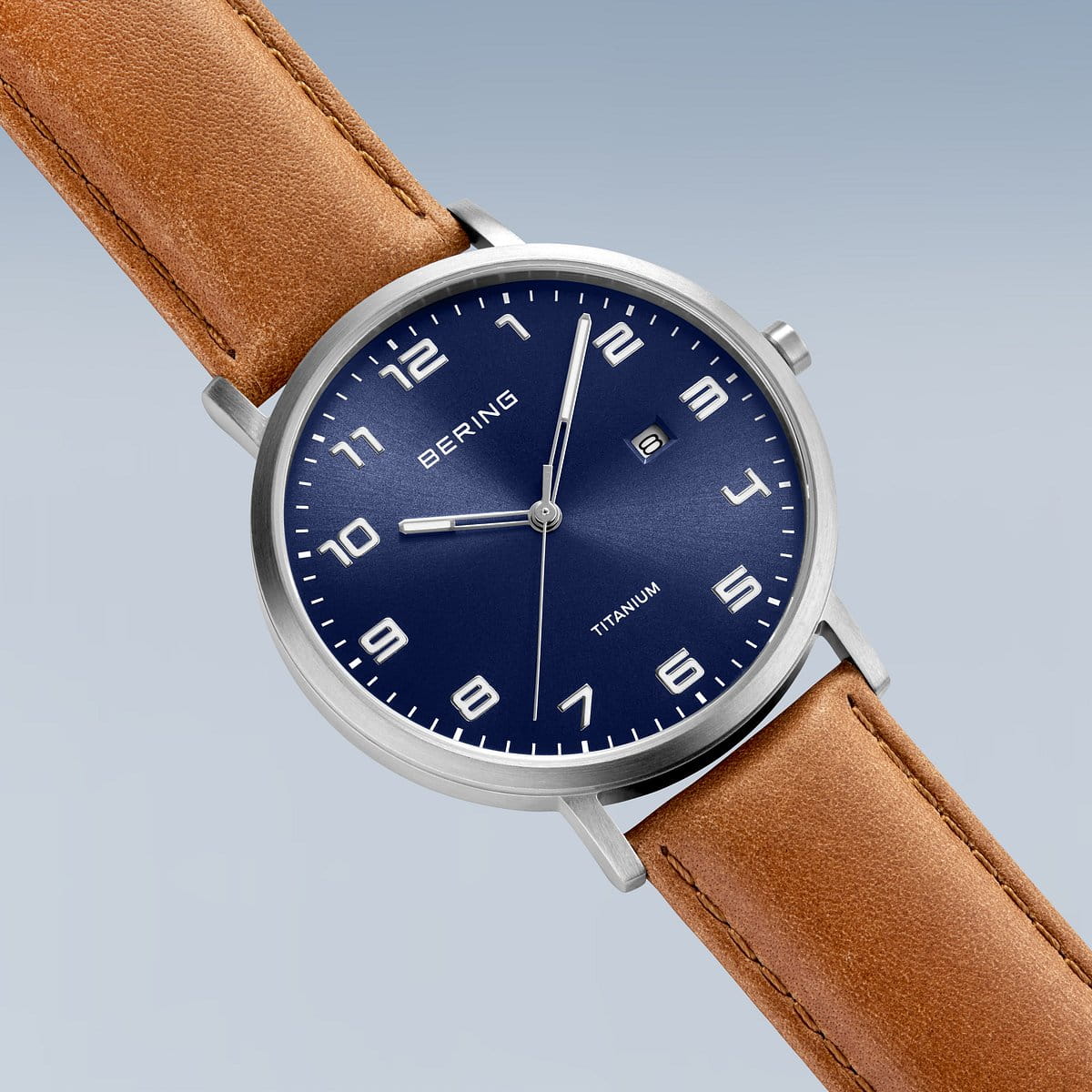 bering montre pour homme cadran bleu - 18640-567