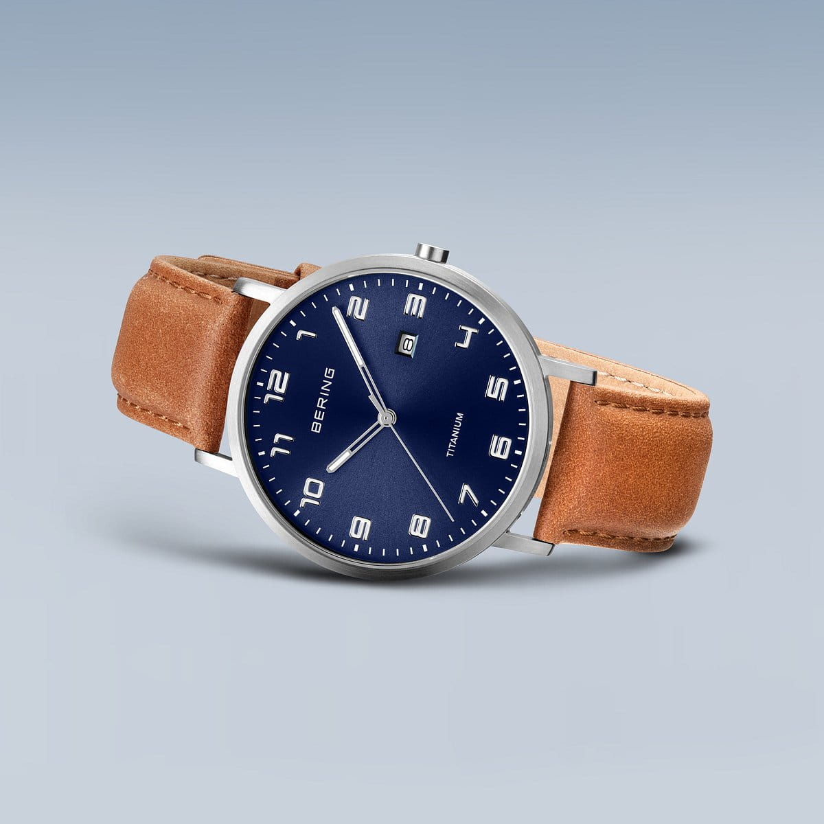 bering montre pour homme cadran bleu - 18640-567