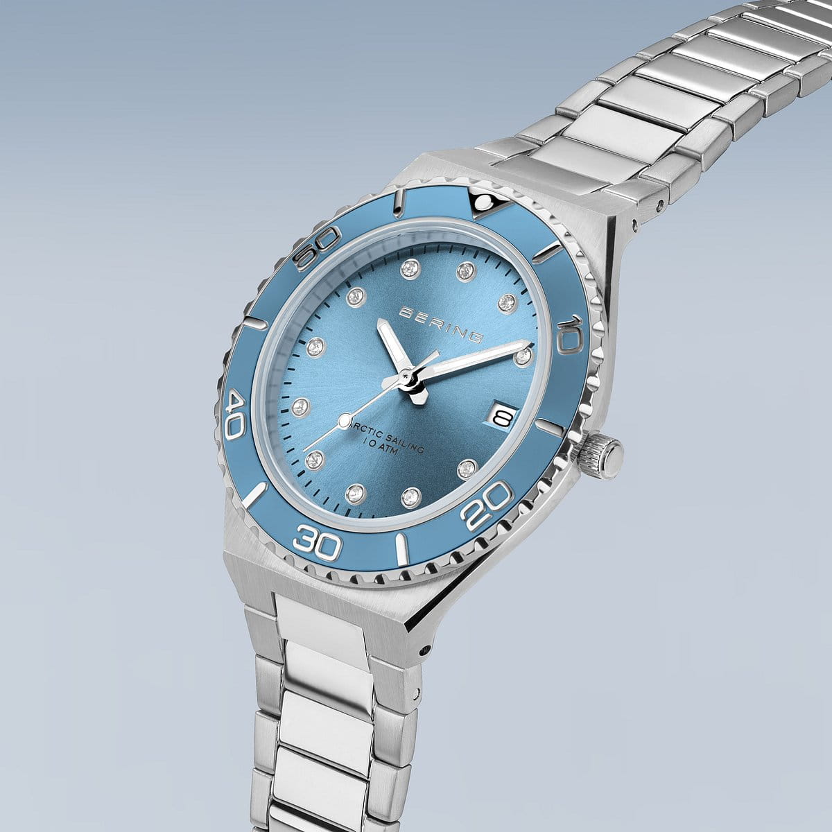 bering montre pour femme cadran bleu - 18936-705