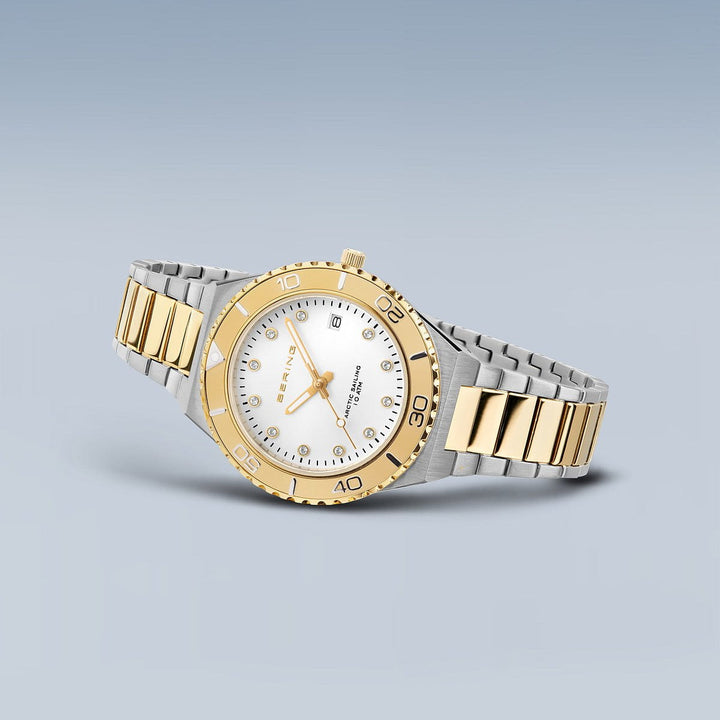Bering dames horloge witte wijzerplaat - 18936-710