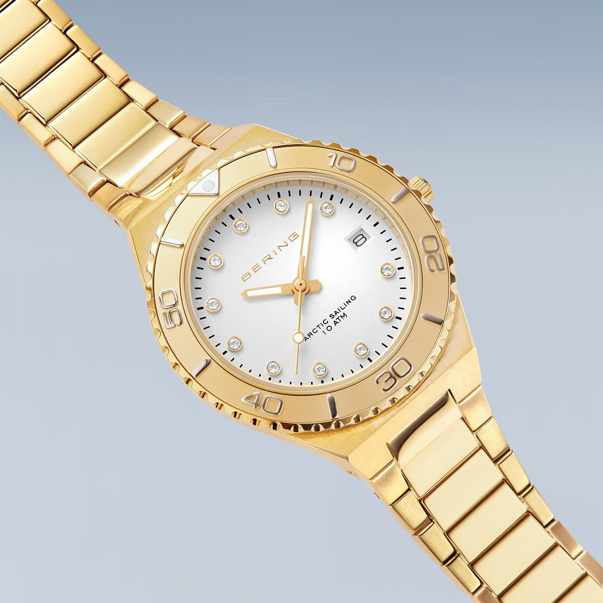 bering montre pour femme cadran blanc - 18936-734