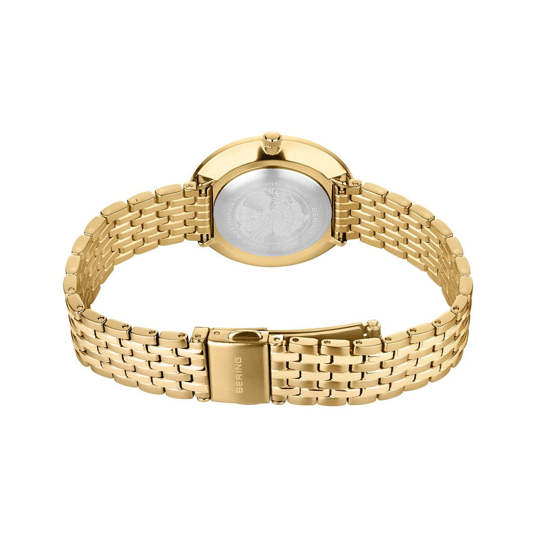 bering dames horloge witte wijzerplaat - 19334-334