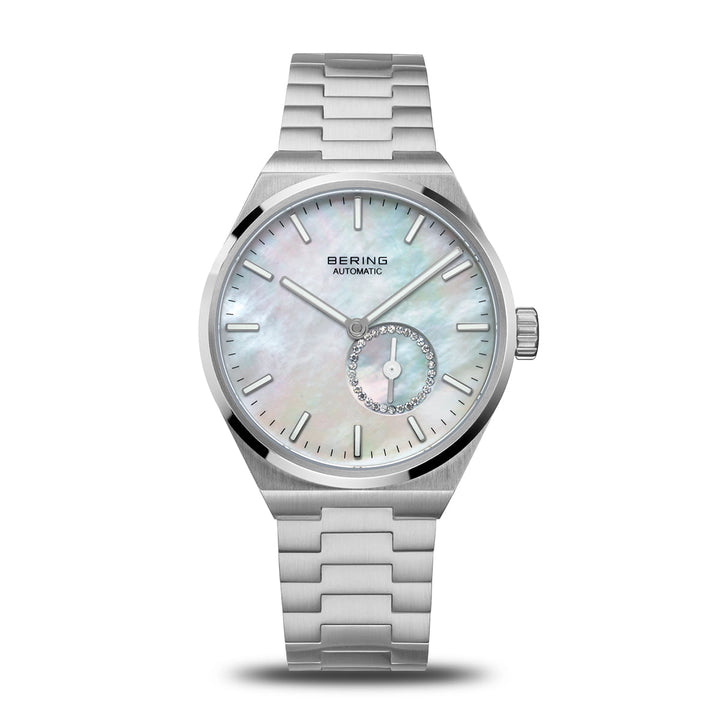 bering dames horloge witte wijzerplaat - 19435-704