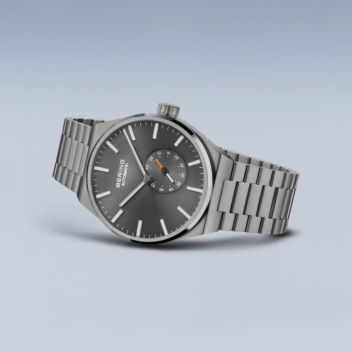 bering heren horloge grijze wijzerplaat - 19441-777
