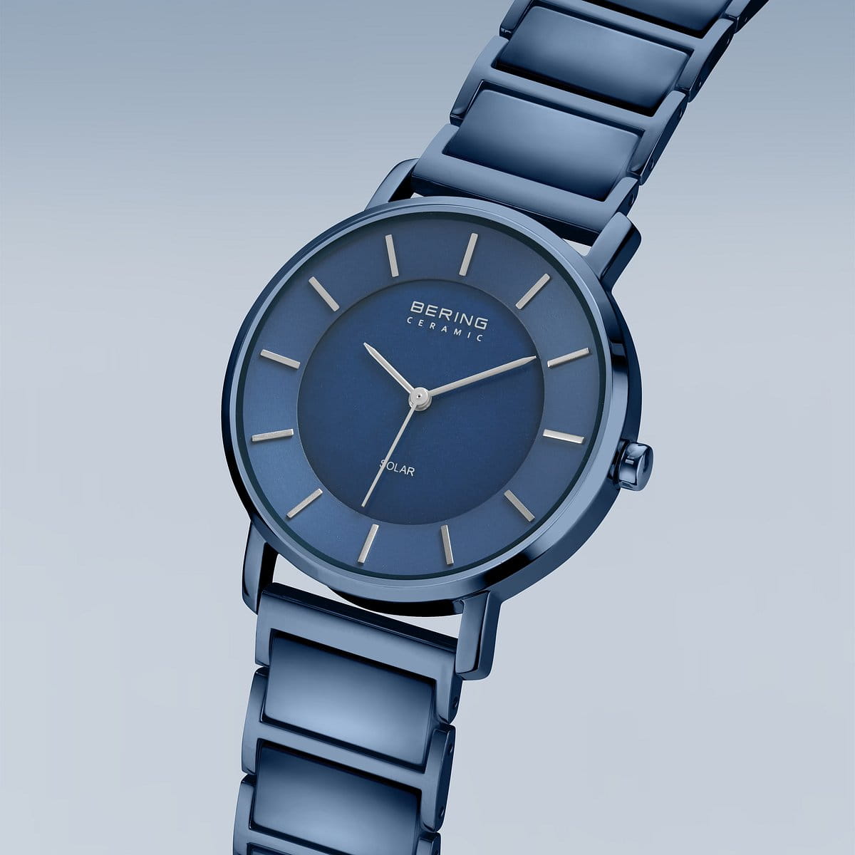 bering montre pour femme cadran bleu - 19535-797