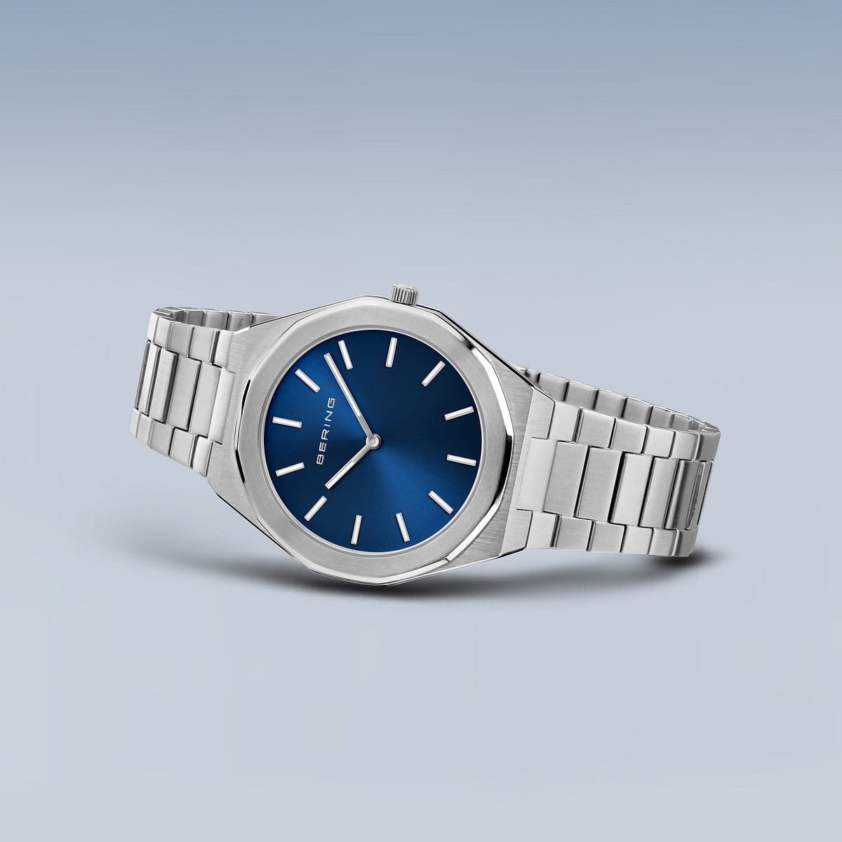 bering montre pour homme cadran bleu - 19641-707