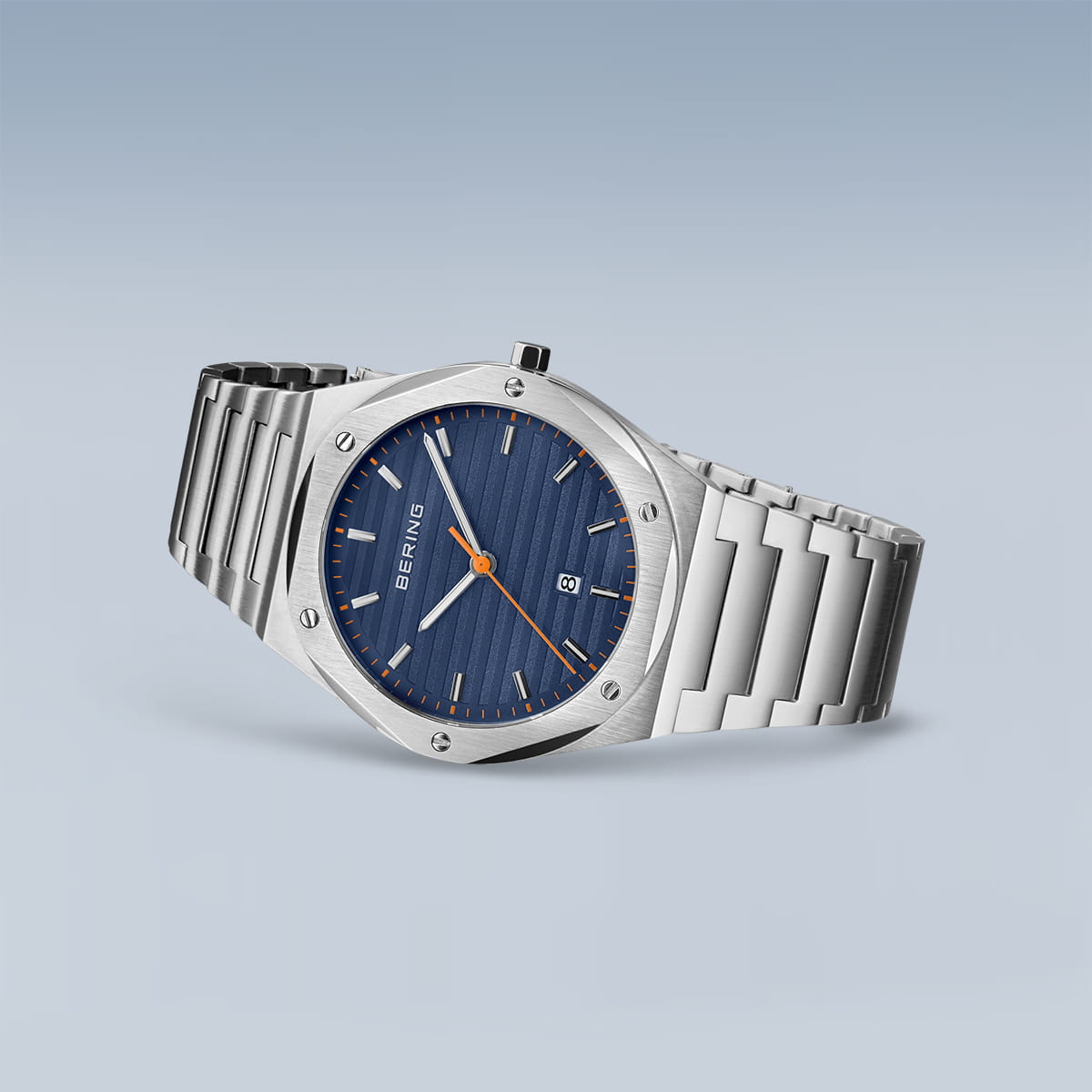 Bering montre pour homme cadran bleu - 19742-707
