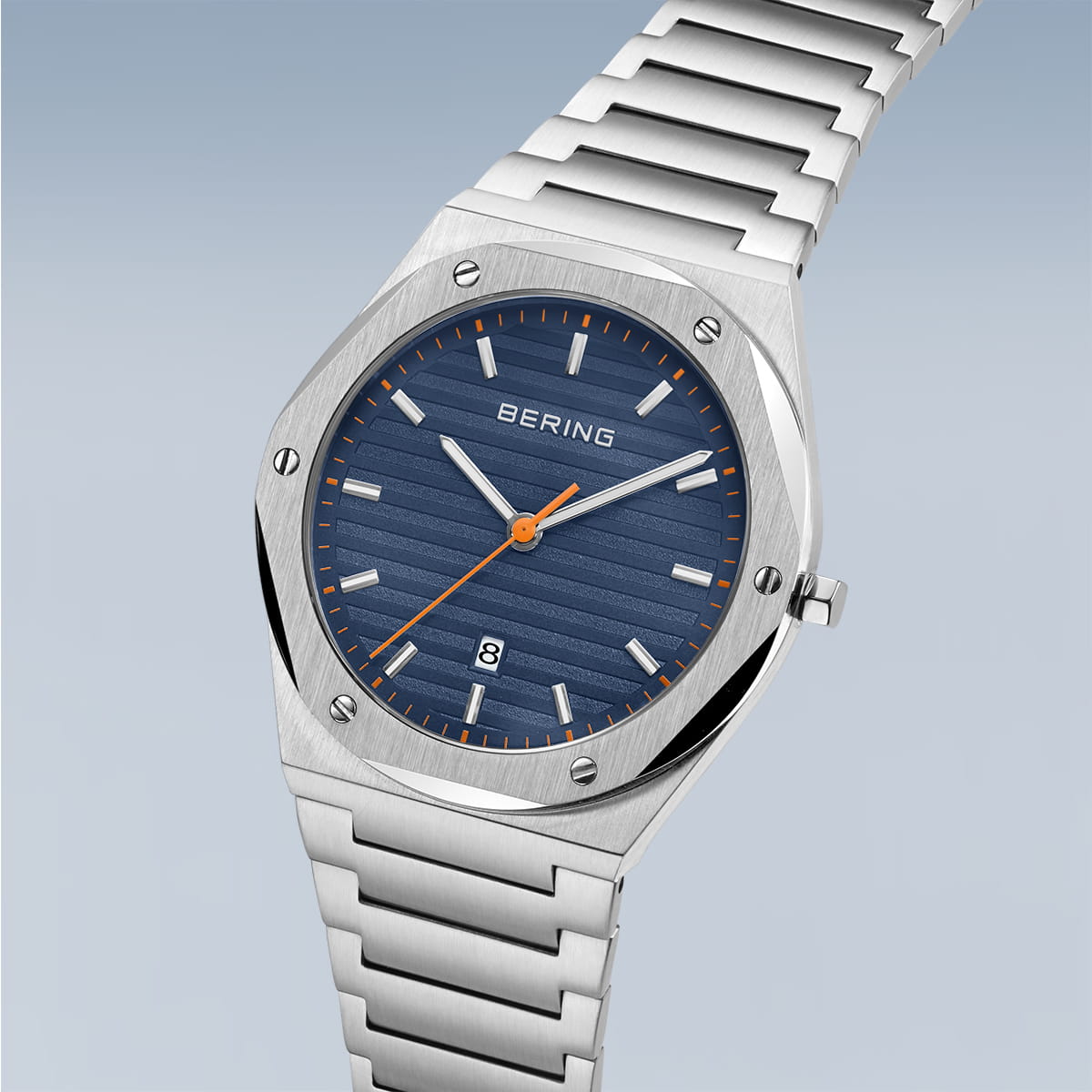 Bering montre pour homme cadran bleu - 19742-707