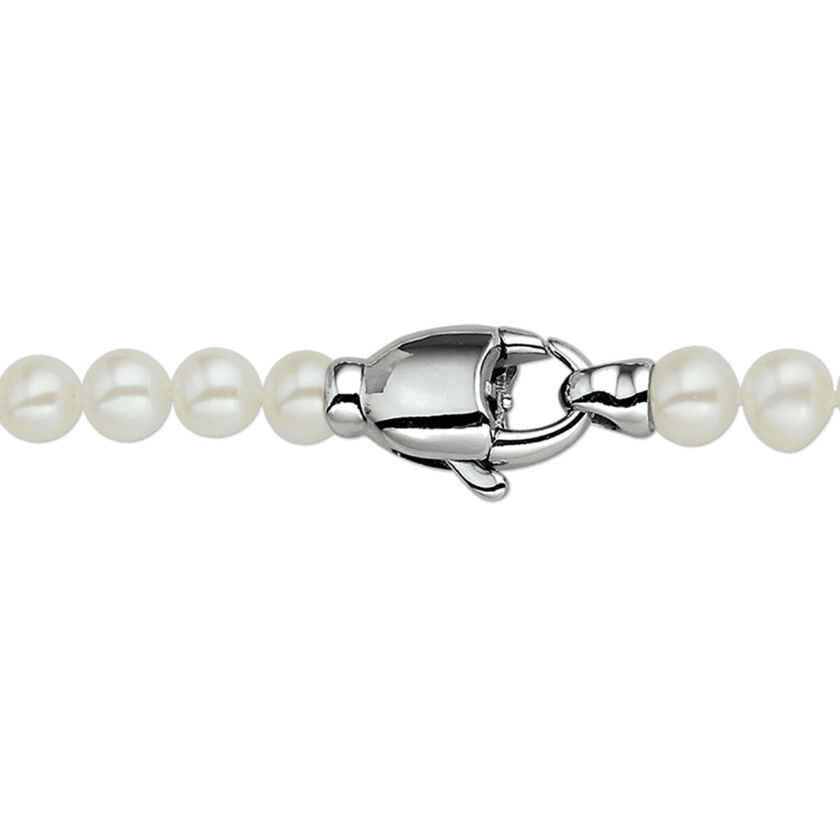 Collier en perles de 6,0 mm en or jaune 14K avec fermoir en argent.