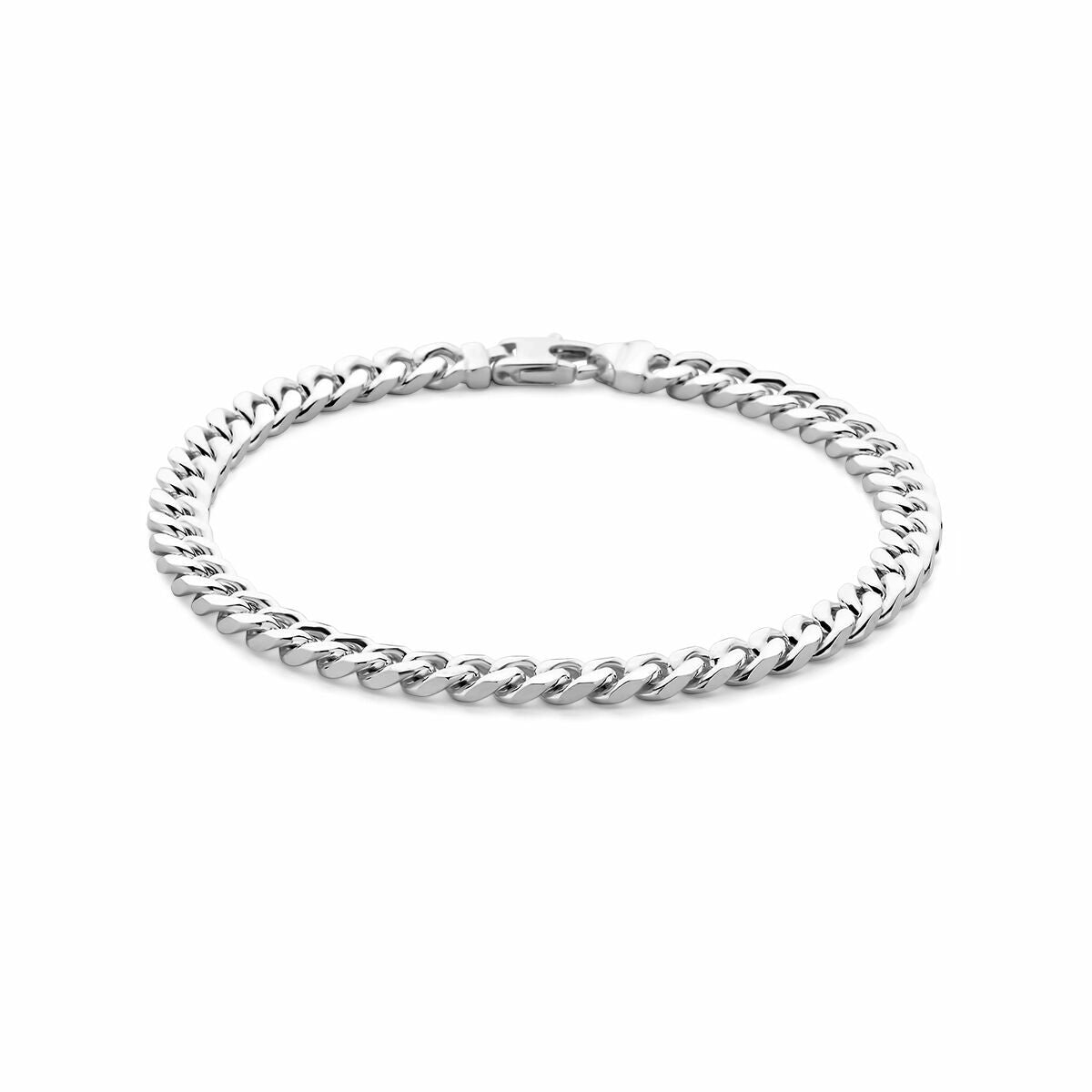 Bracelet gourmette en argent pour homme de 5,7 mm.