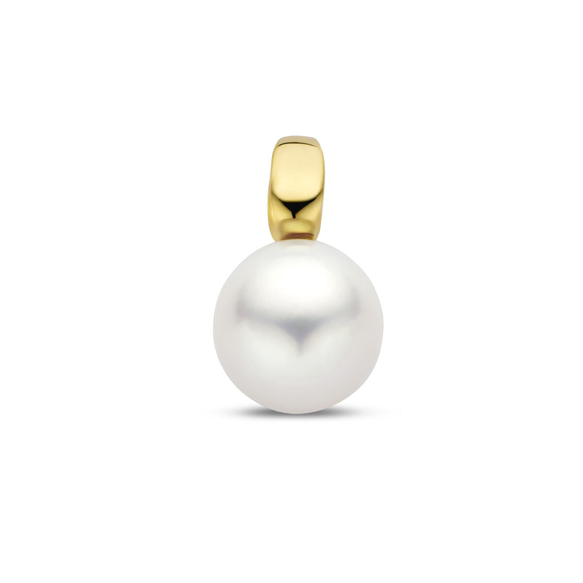 pendentif en perle en or jaune 14K.