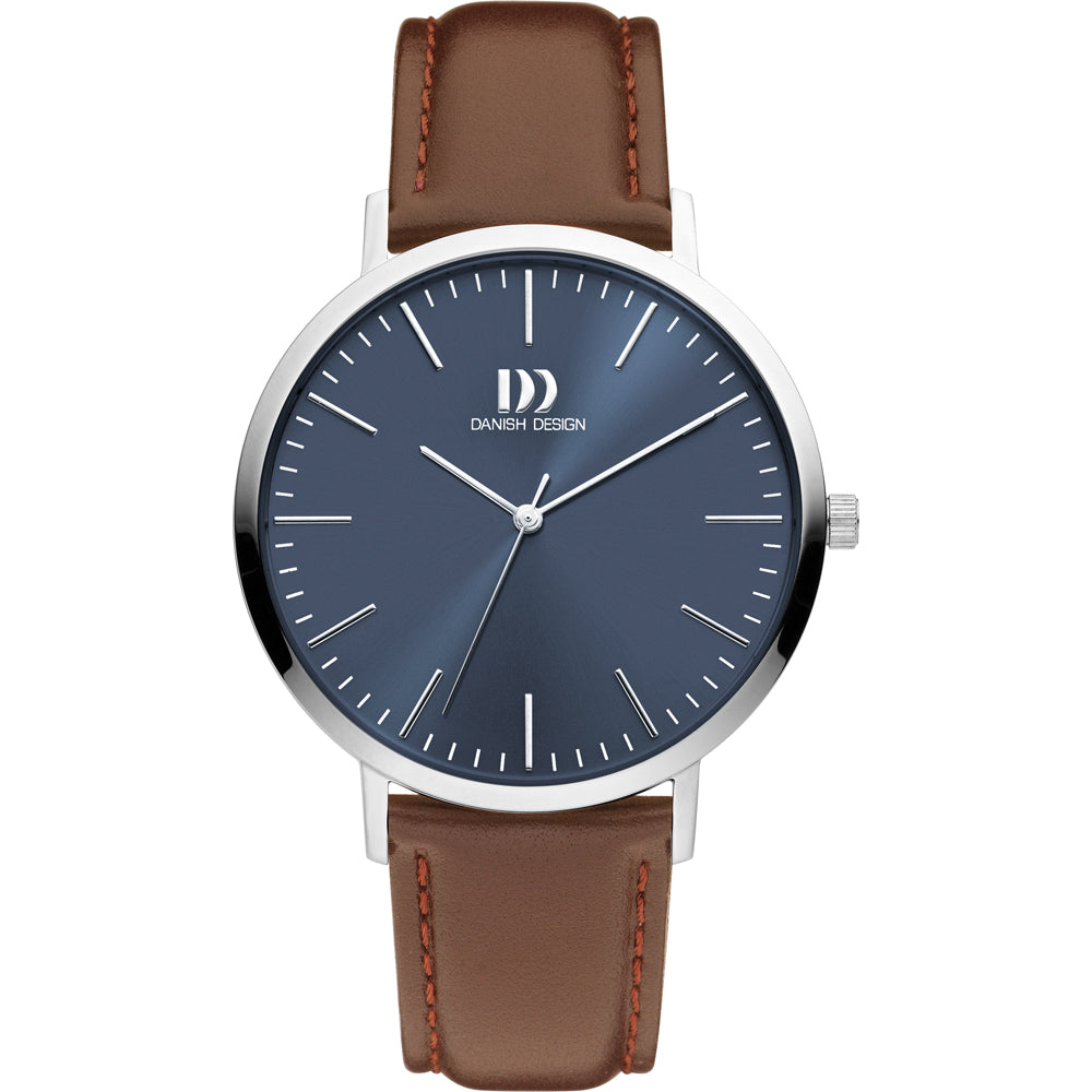 Danish design heren horloge blauwe wijzerplaat - IQ22Q1159
