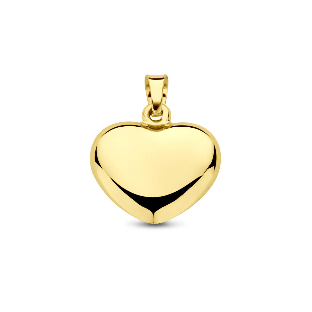 pendentif cœur en or jaune 14K