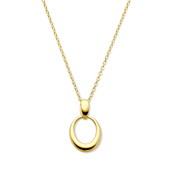 point zero collier 42 - 44 cm 14K geelgoud