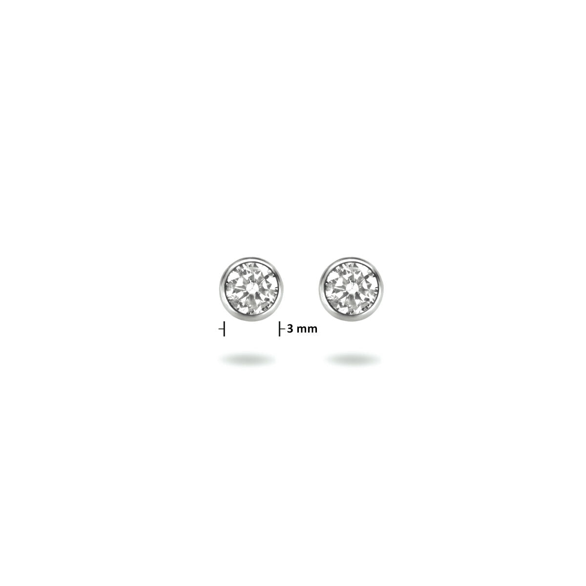 puces d'oreilles zircone