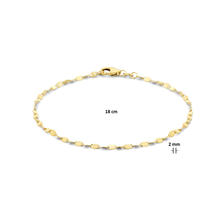 Gouden armband dames 14K