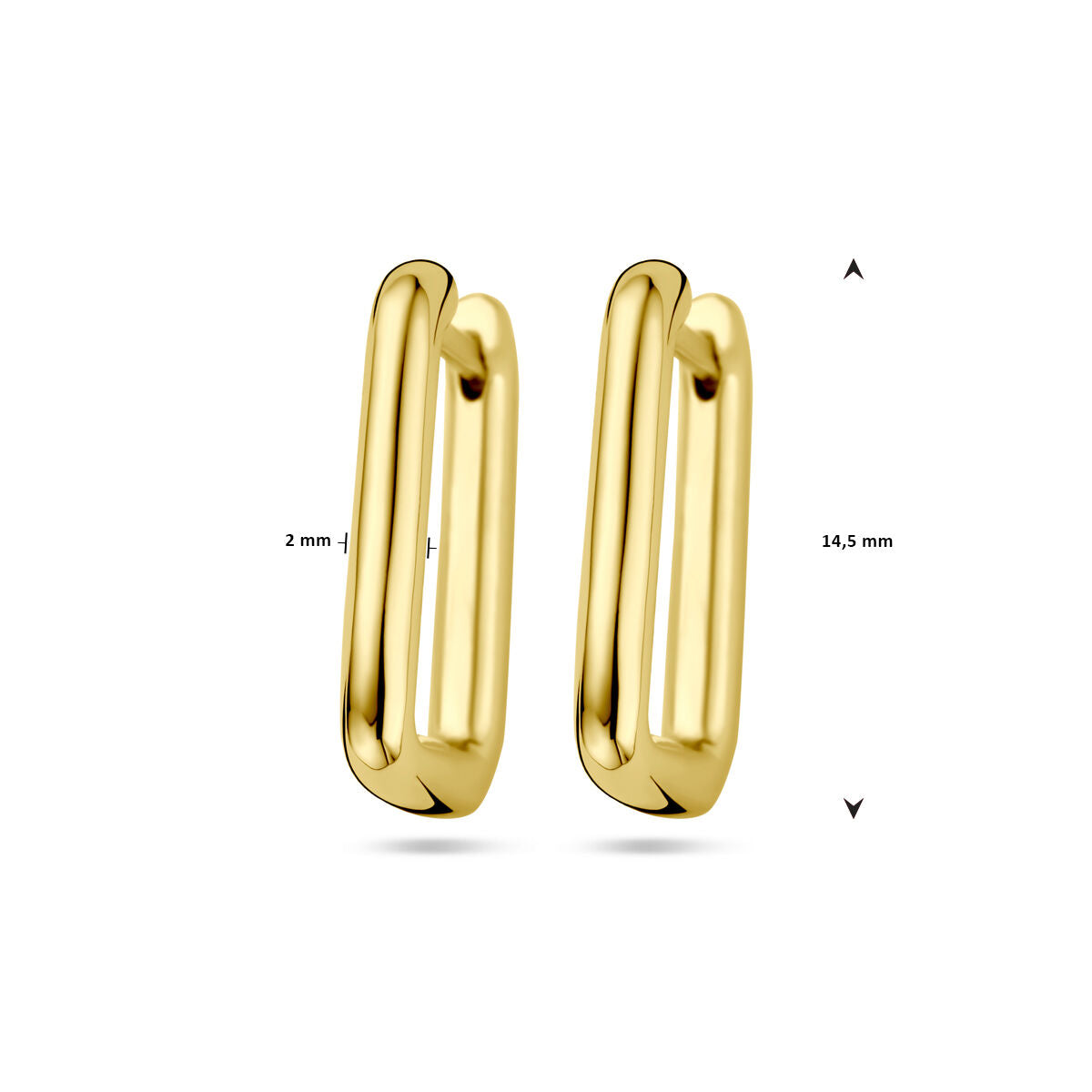 créoles 1 micron argent plaqué or (jaune)