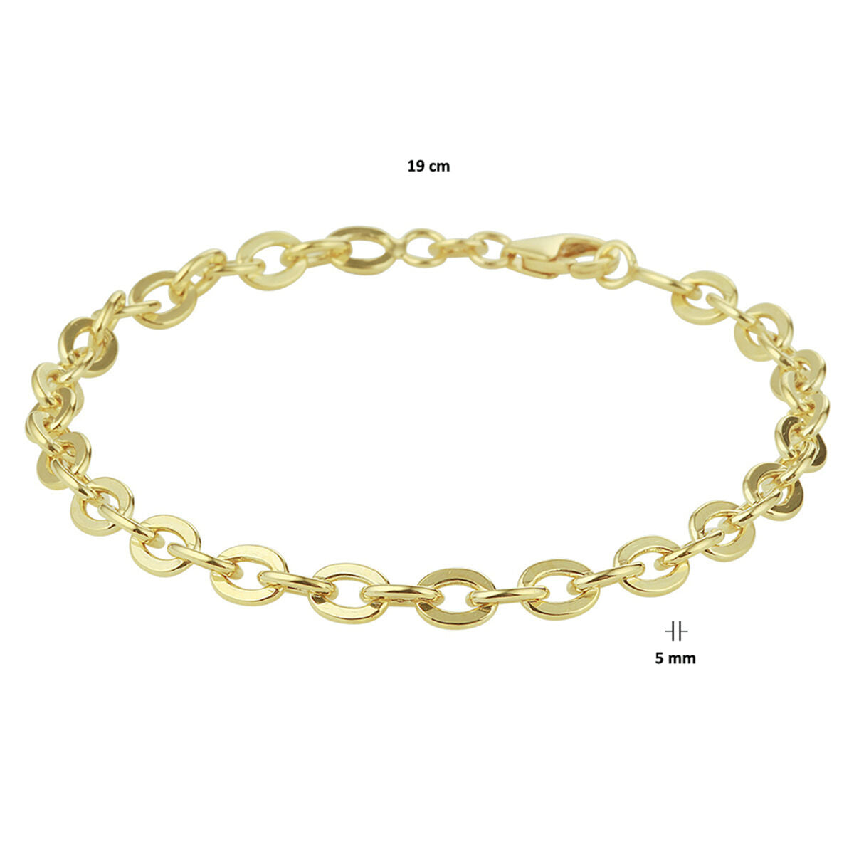 anker 5,0 mm or jaune (or jaune avec noyau en argent)