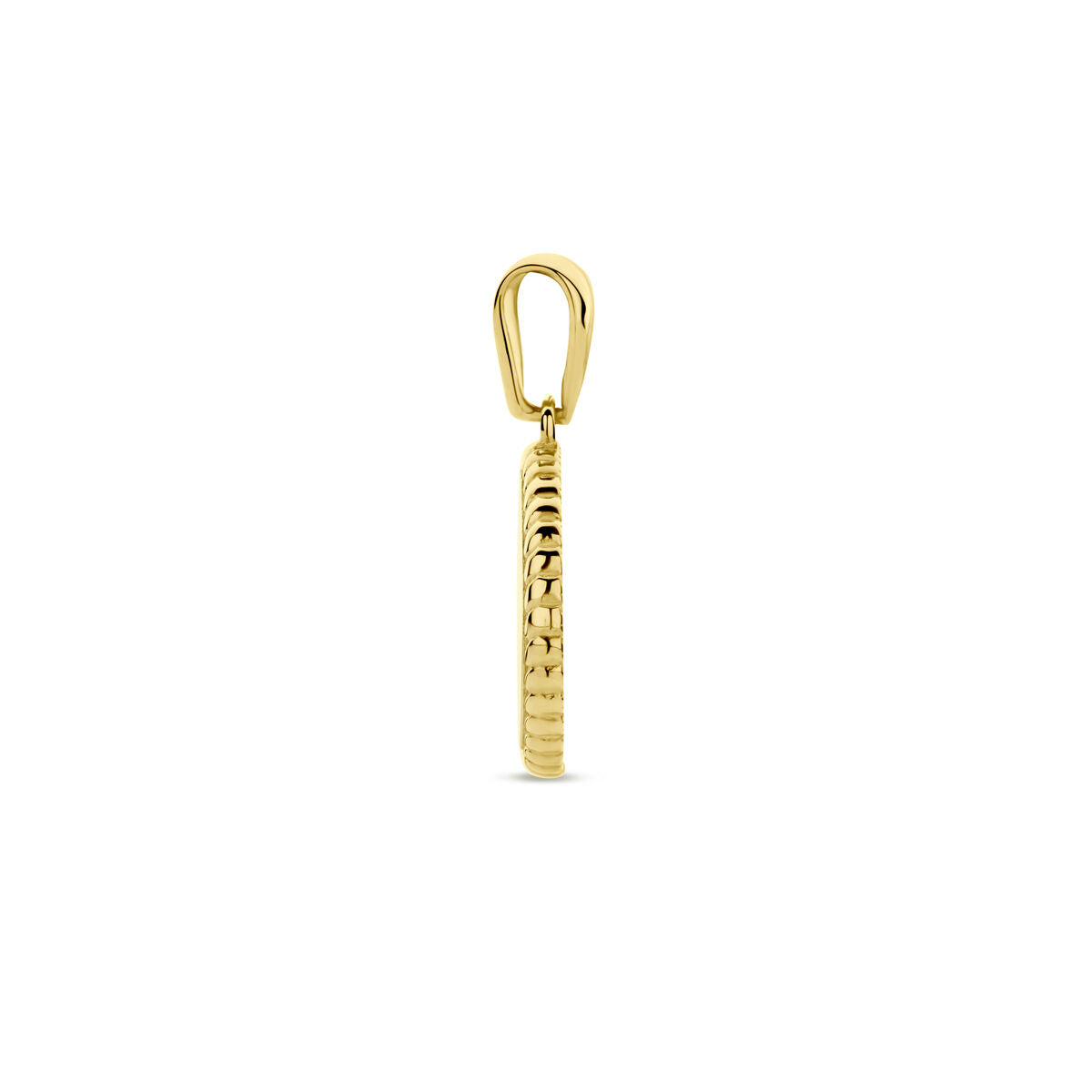 pendentif 18 mm or jaune 14K