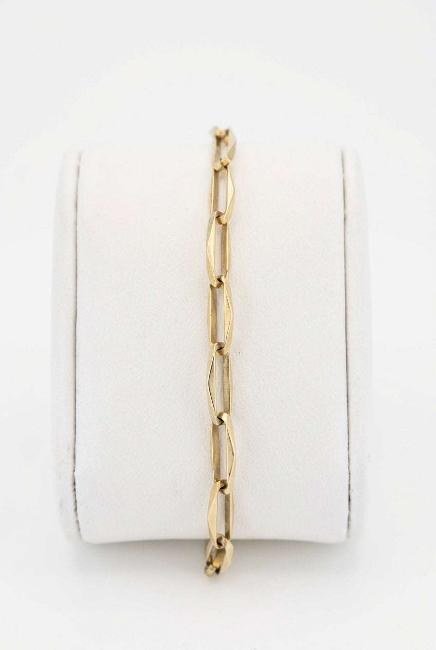 vintage gouden armband 14K closed forever 7.7gr