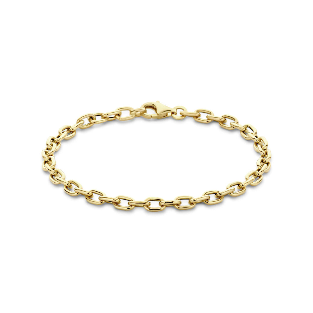 armband 4,5 mm 19 cm 14K geelgoud