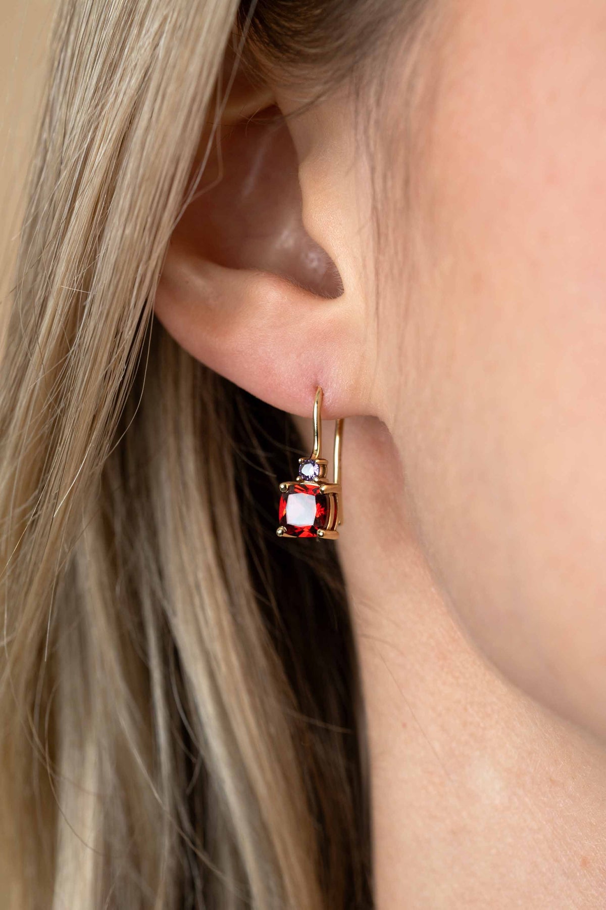 Boucles d'oreilles plaqué or Zio2563H