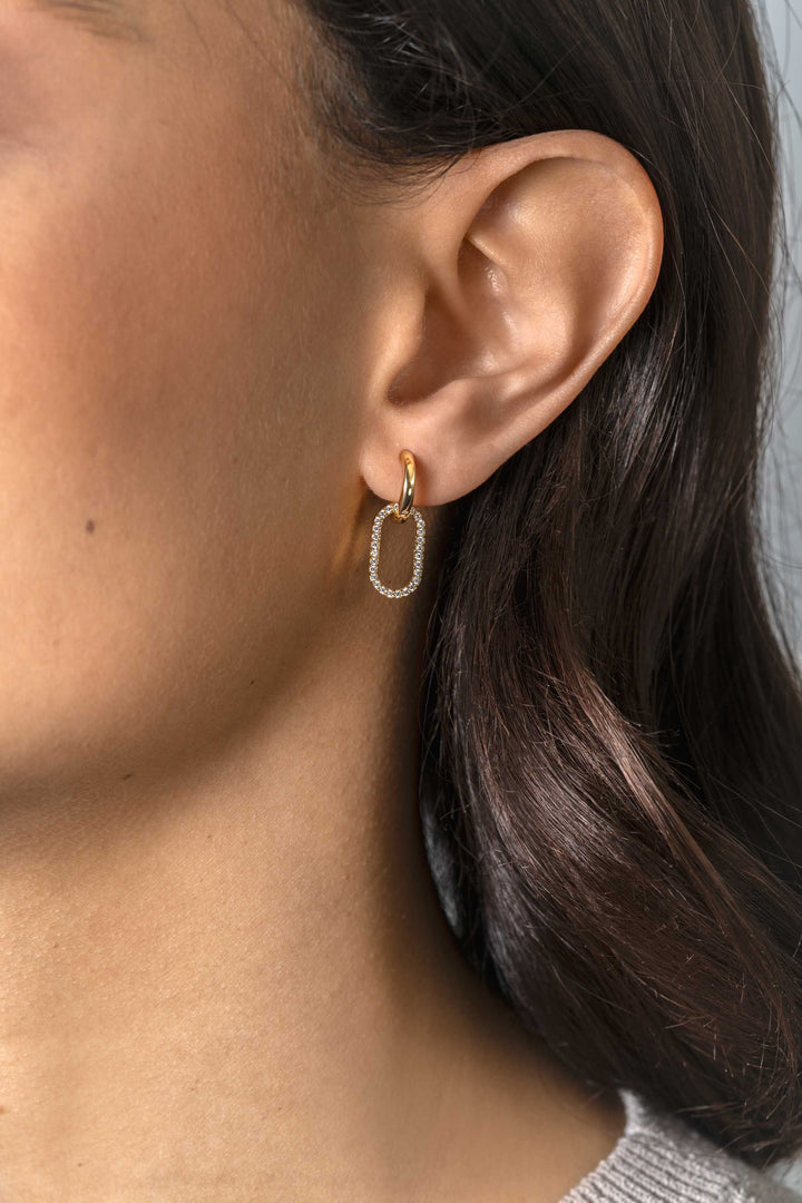 Zinzi Oorbellen Gold Plated Zich2444