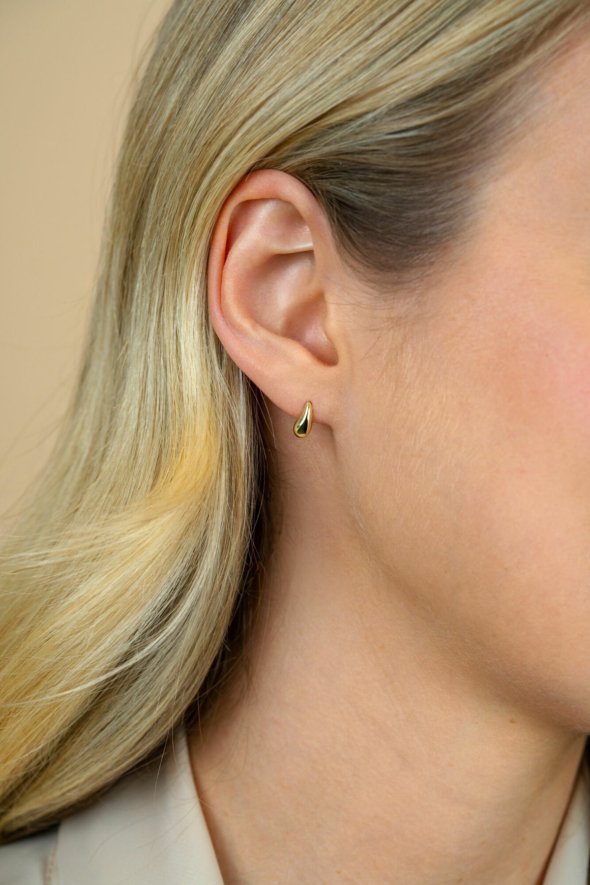 puces d'oreilles plaqué or ZIO2719G