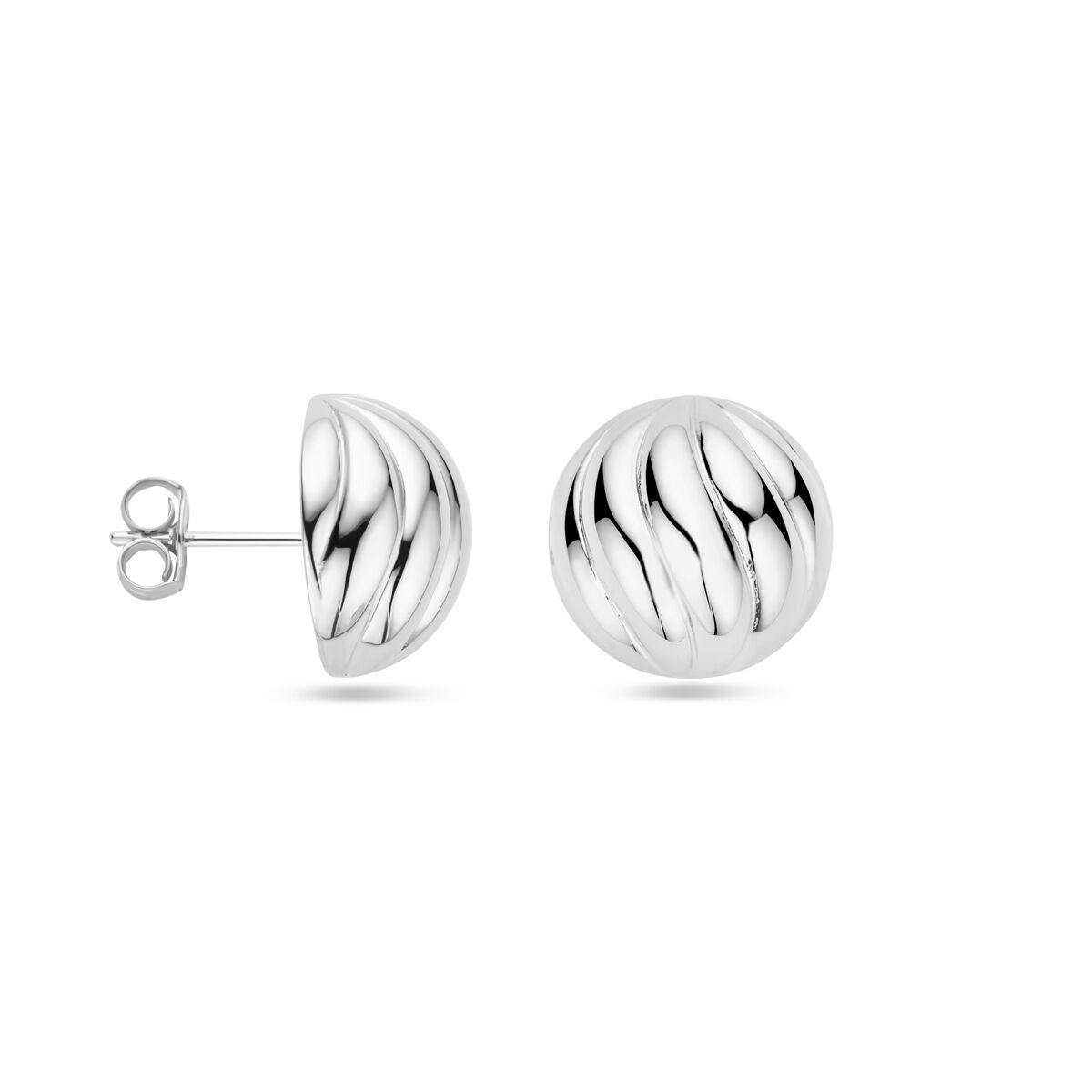 puces d'oreilles 14,5 mm argent rhodié