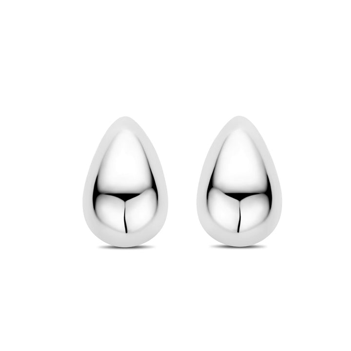 oorknoppen druppel 20 mm zilver gerhodineerd