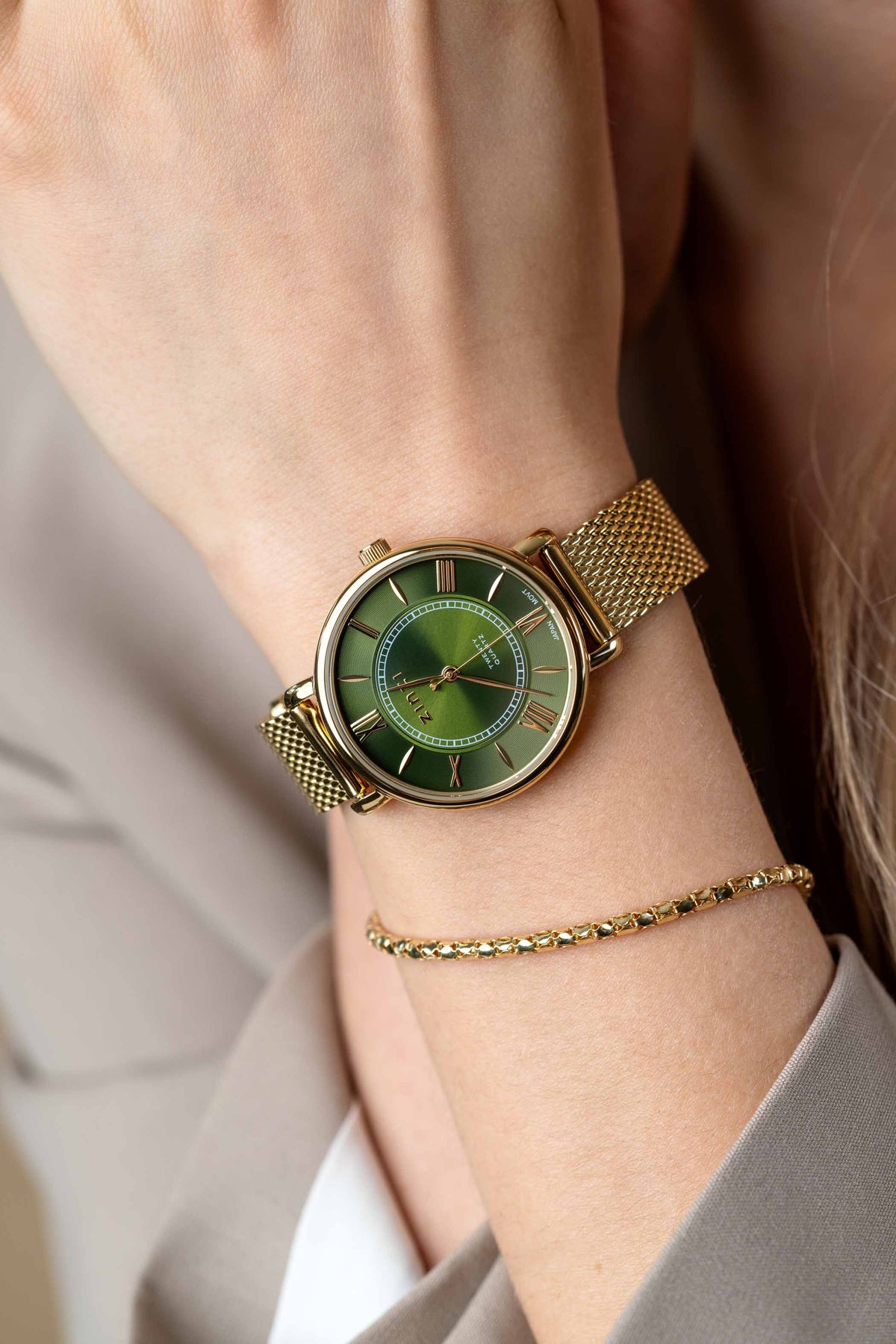 Montre plaqué or Ziw2054
