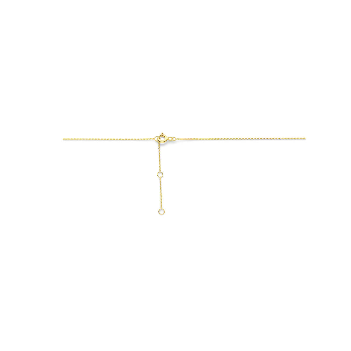 collier cœur diamant lab grown 0,7 mm 40 - 42 - 44 cm 0.25ct g si or jaune 14K