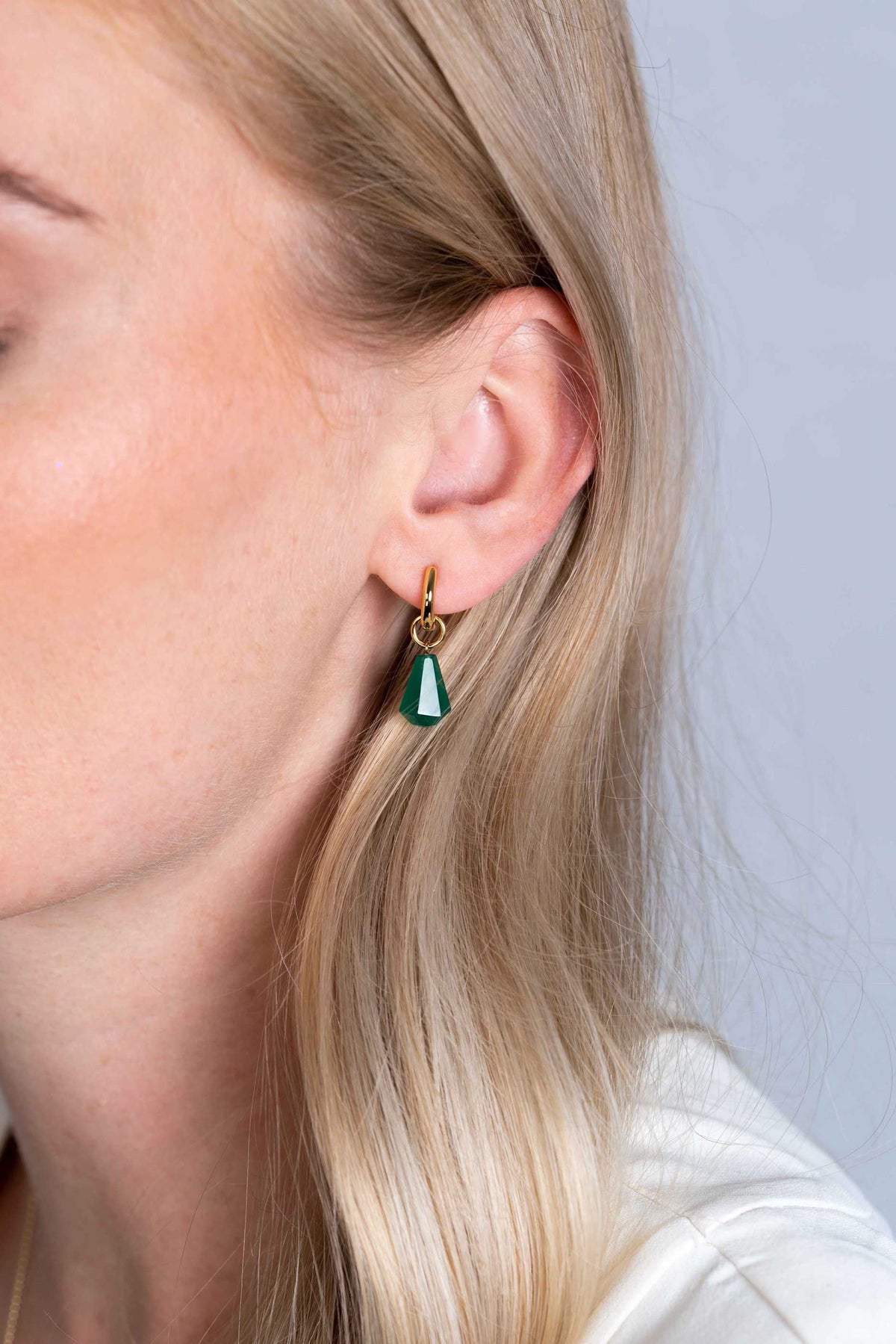 Boucles d'oreilles plaqué or Zich2256 G
