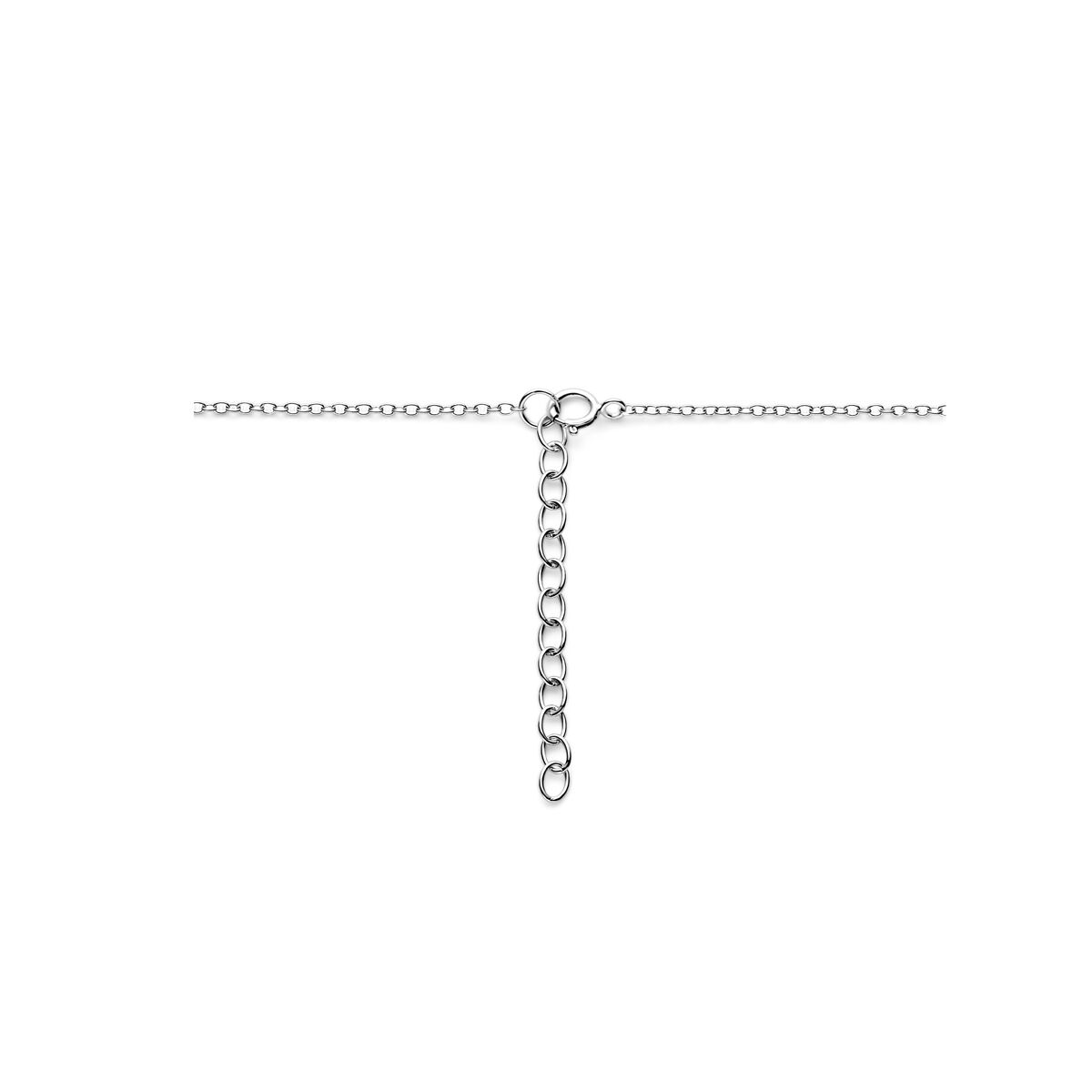 Collier argent pour femme infini zircone rhodié