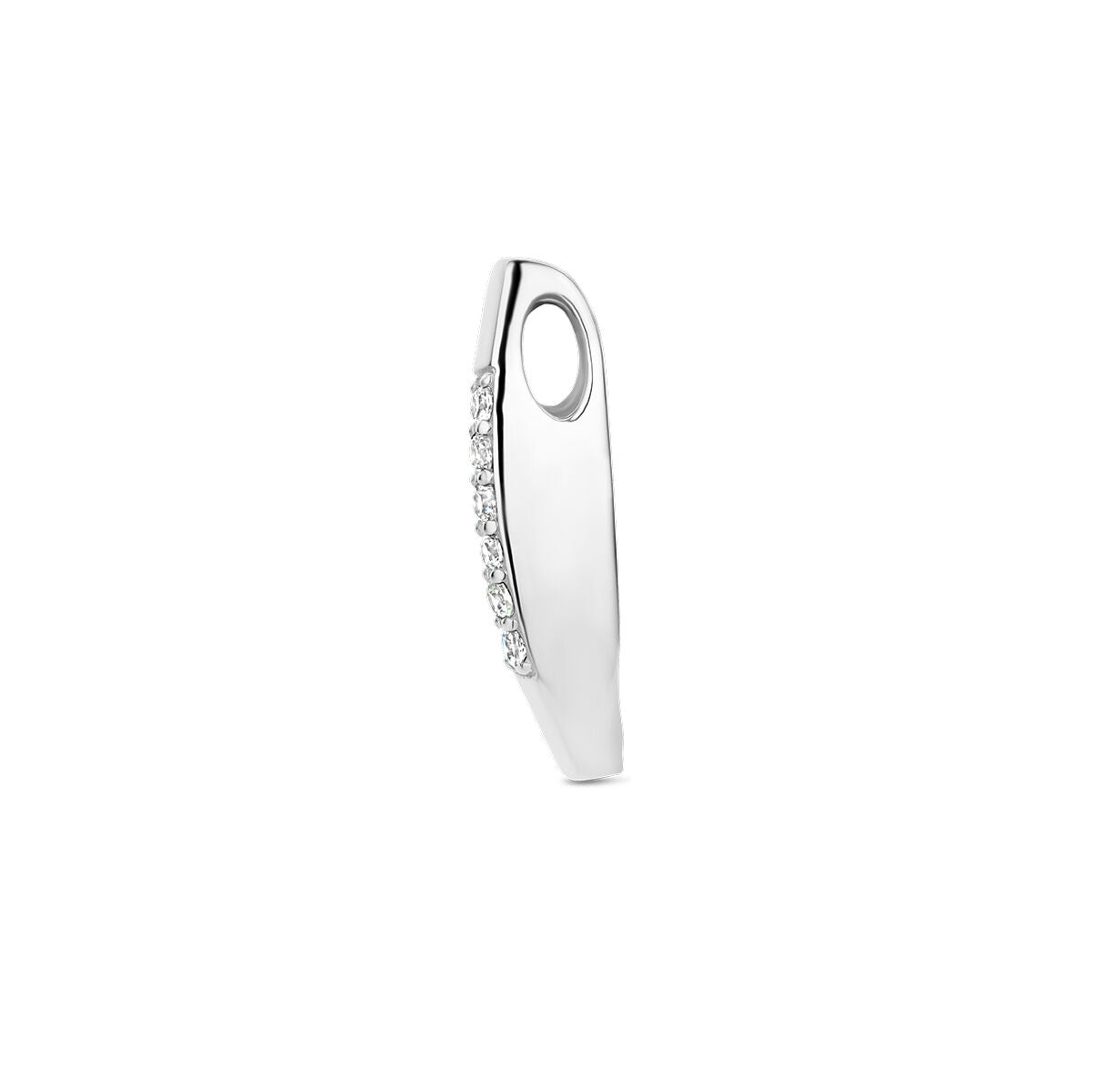 pendentif zircone argent rhodié