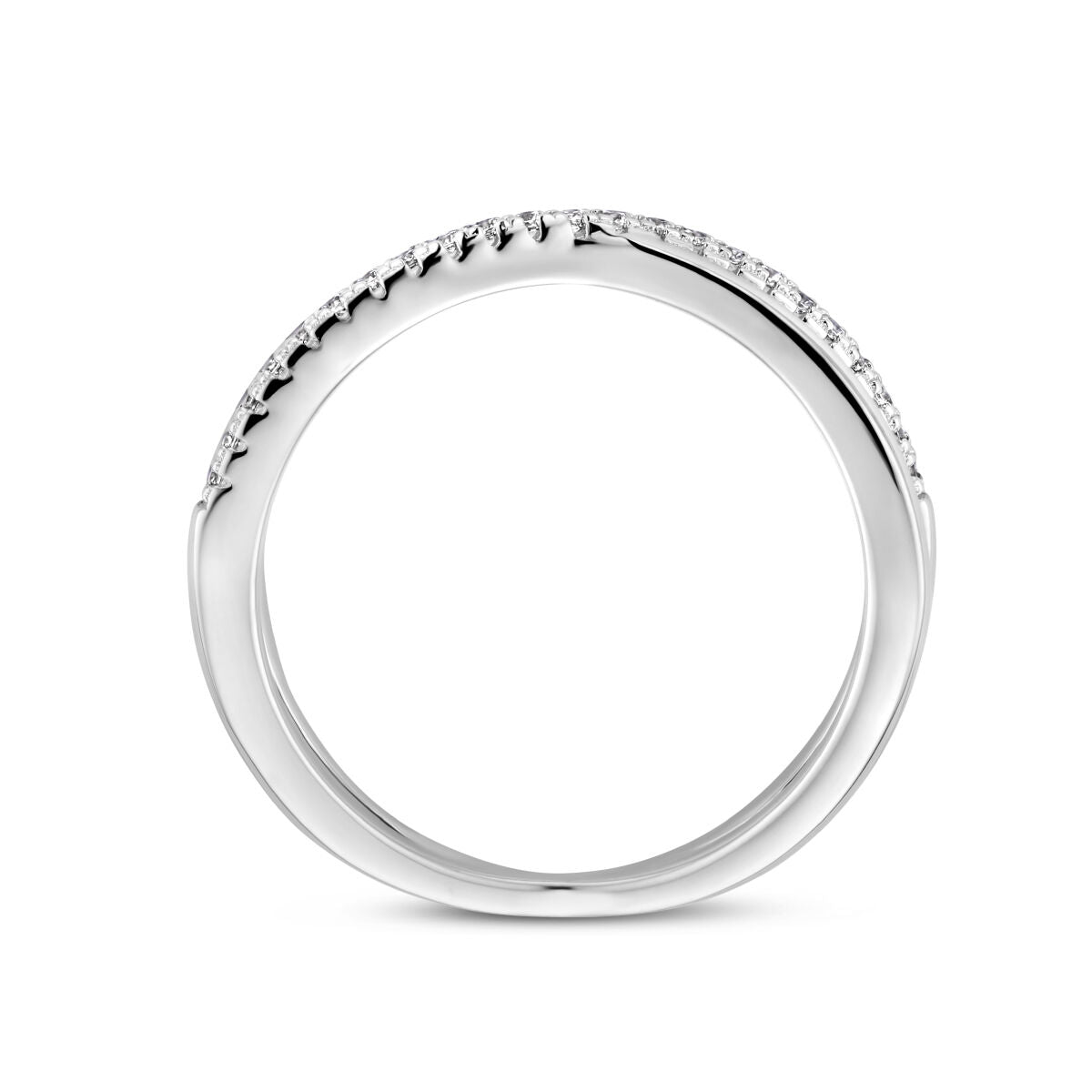 bague zircone argent rhodié