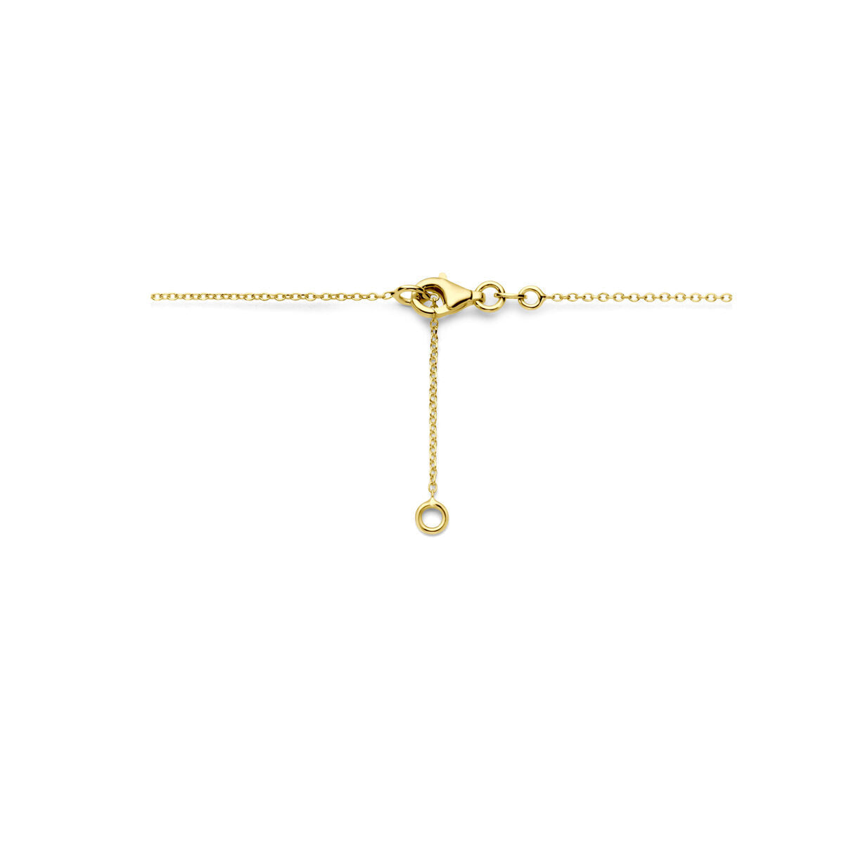 collier ovales 43 - 45 cm or jaune 14K