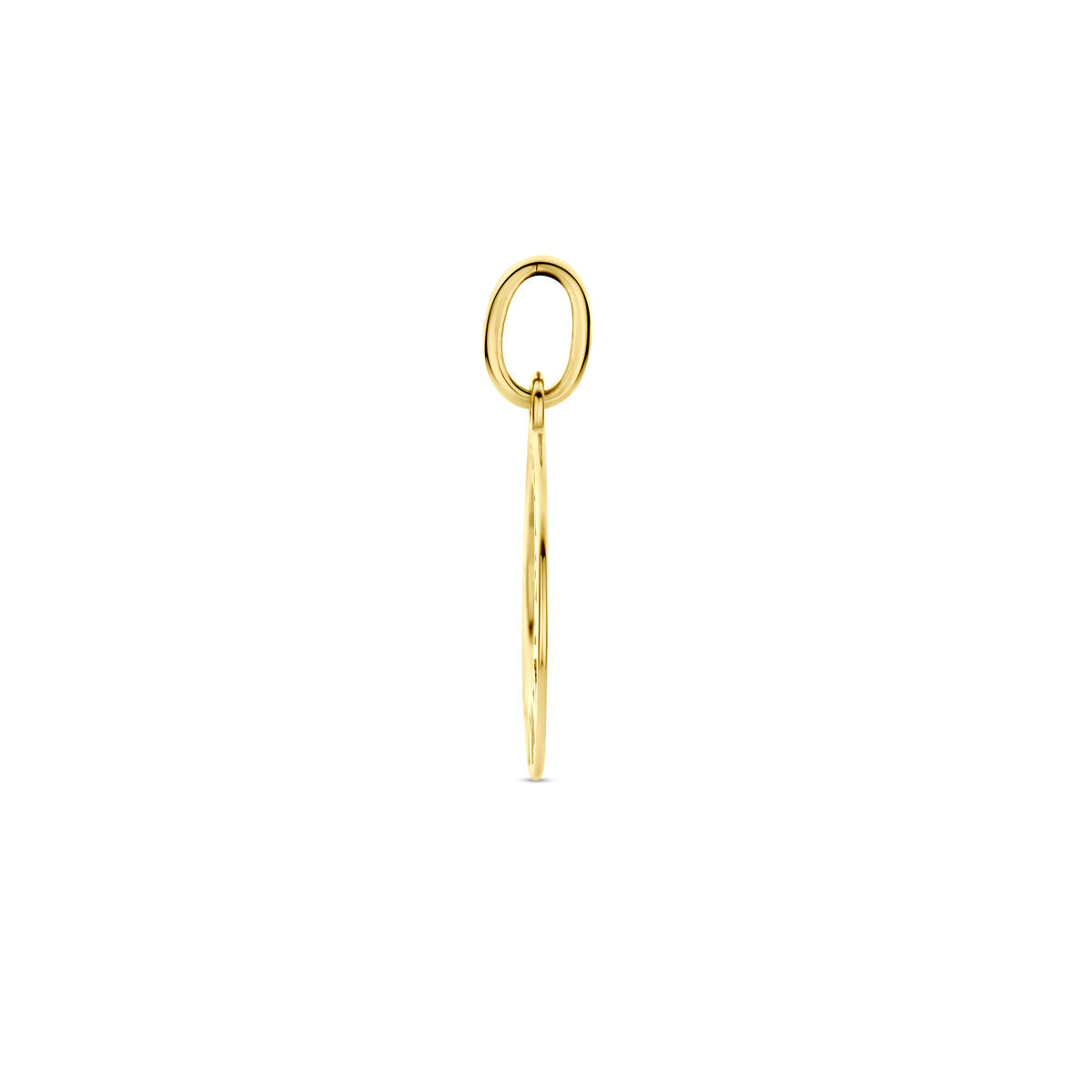 pendentif cercle 14K or jaune