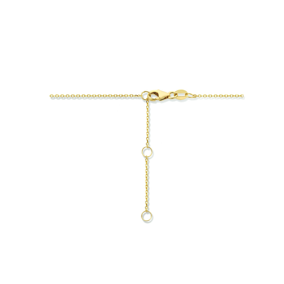 collier cœurs 40 - 42 - 44 cm or jaune 14K