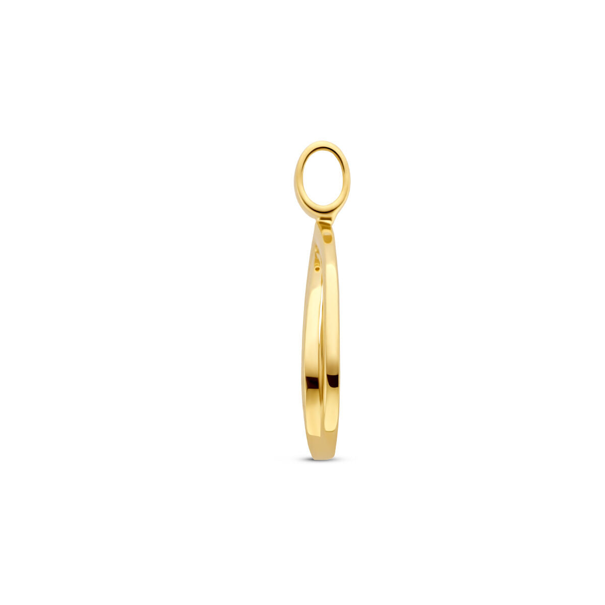 pendentif diamant 0.06ct h si or jaune 14K