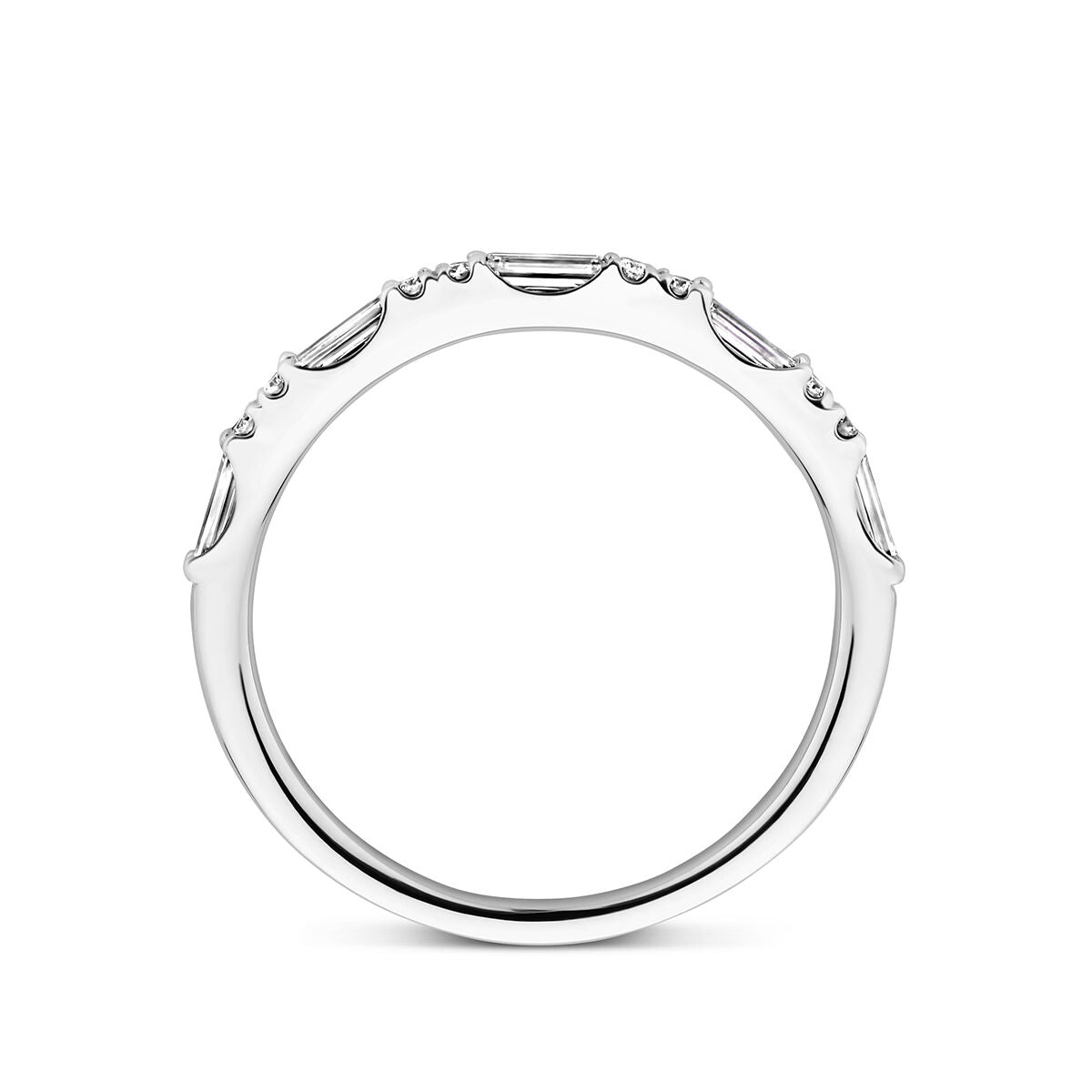 ring diamant 0.36ct h si 14K witgoud
