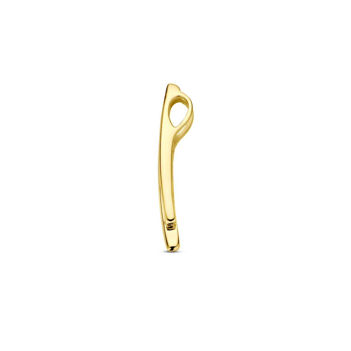 pendentif diamant 0.10ct h si or jaune 14K