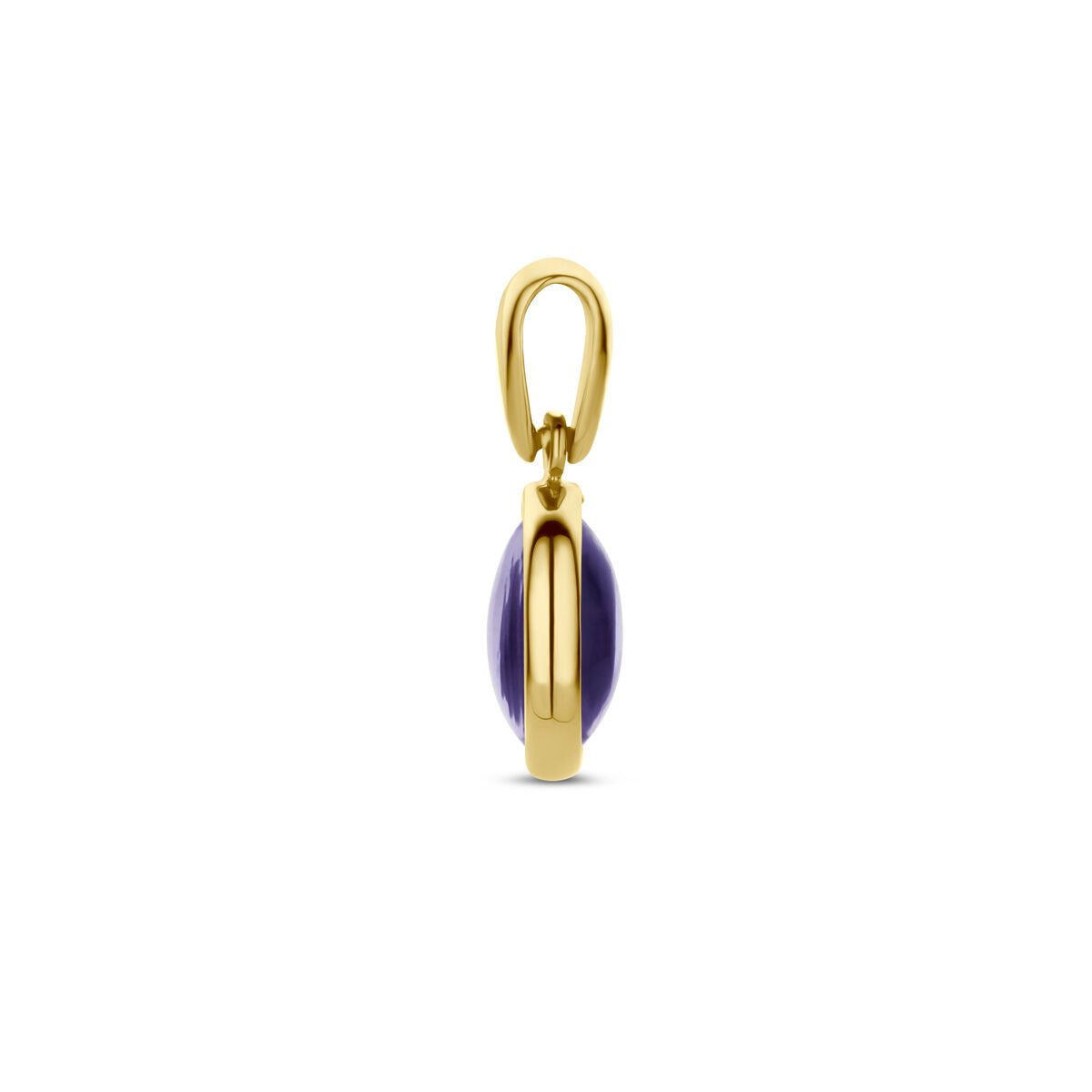 pendentif améthyste or jaune 14K