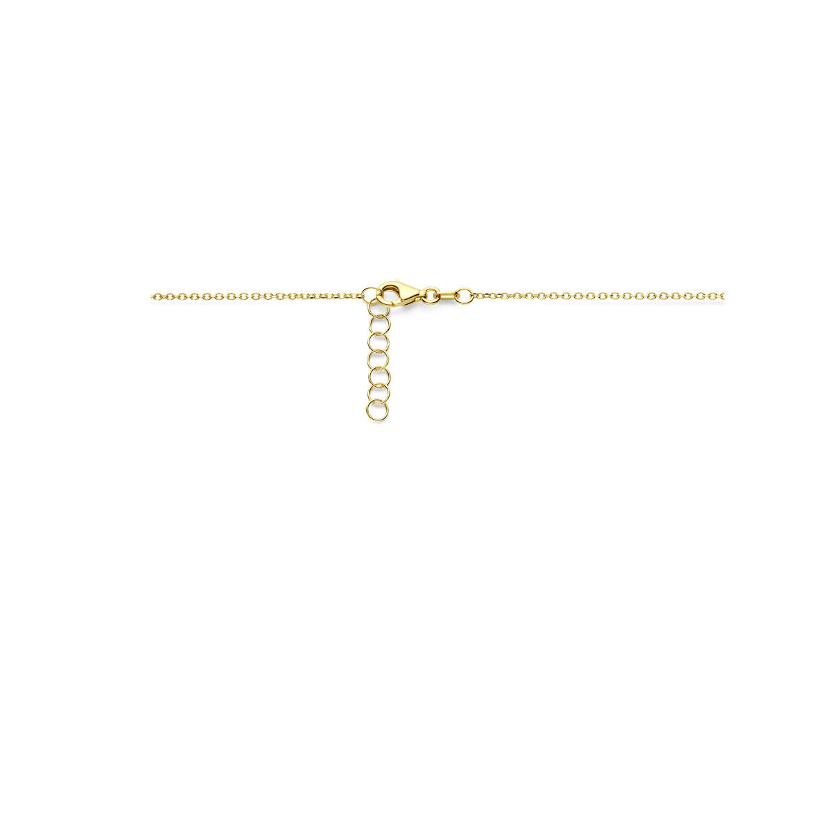 collier 42 + 2 cm poli/mat or jaune 14K