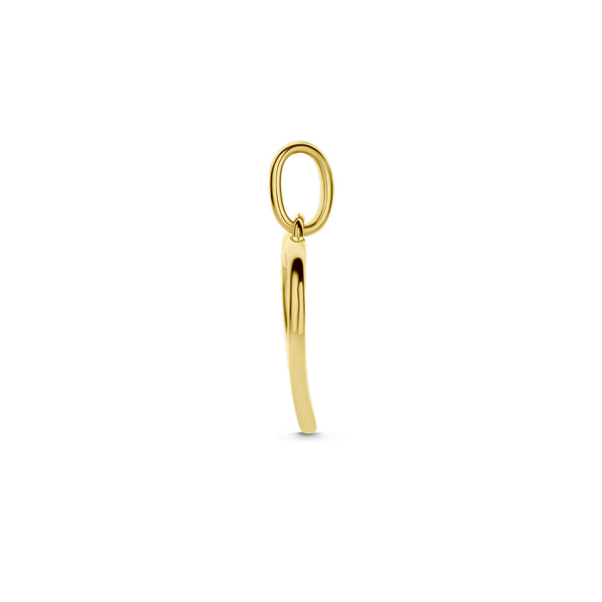 pendentif cœurs zircone 14K or bicolore jaune/blanc